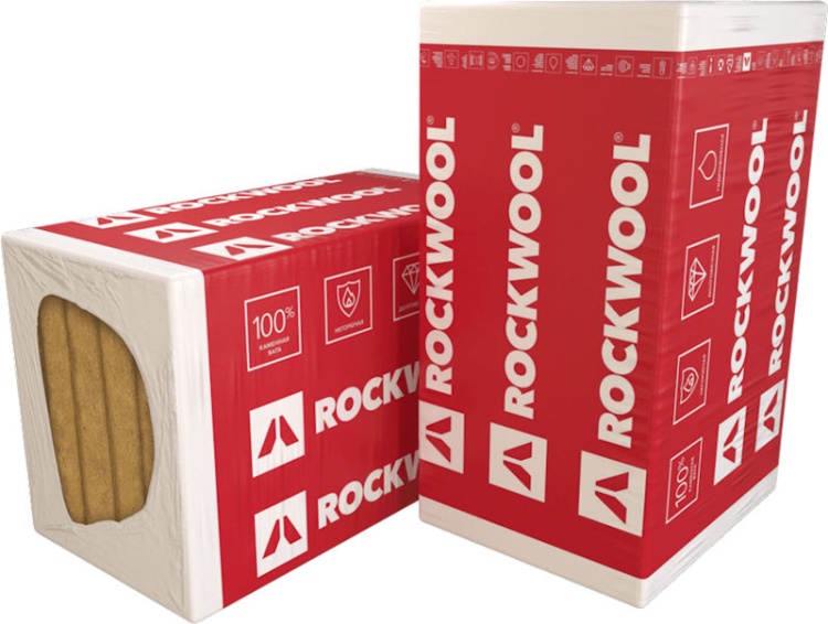 Утеплитель Rockwool Венти Баттс Д Оптима 1000х600х110 мм, 5 шт. уп