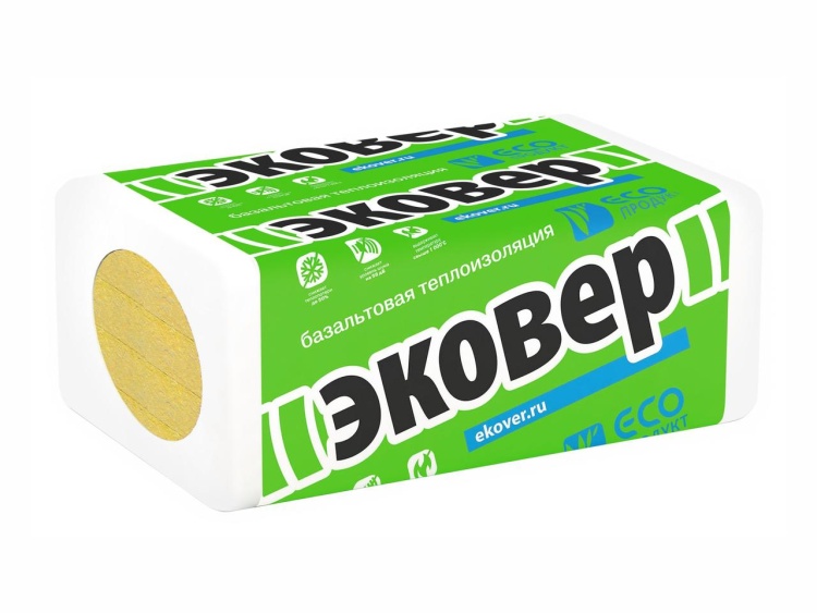 Утеплитель Эковер Кровля Низ 100 Клин 4,2% Эл. С. 1000х600х50 мм