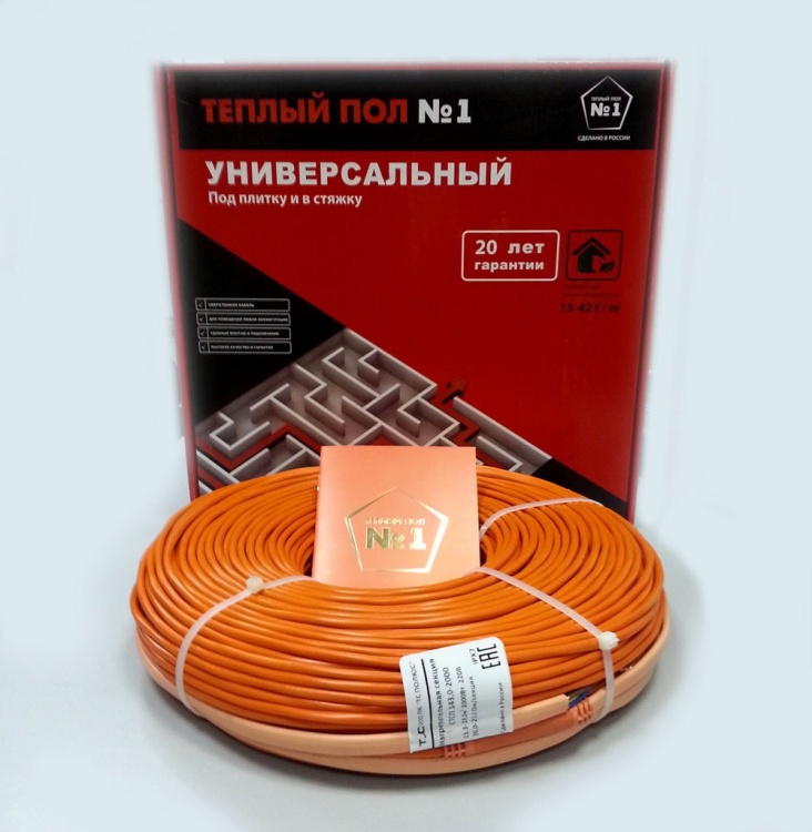 Нагревательная секция  "Теплый пол №1" СТСП-15,0-240