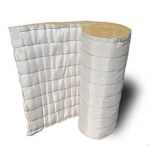 Мат прошивной базальтовый МПБ-50  с обкладкой стеклотканью Т-23 с 2 сторон 1500х500х80 мм