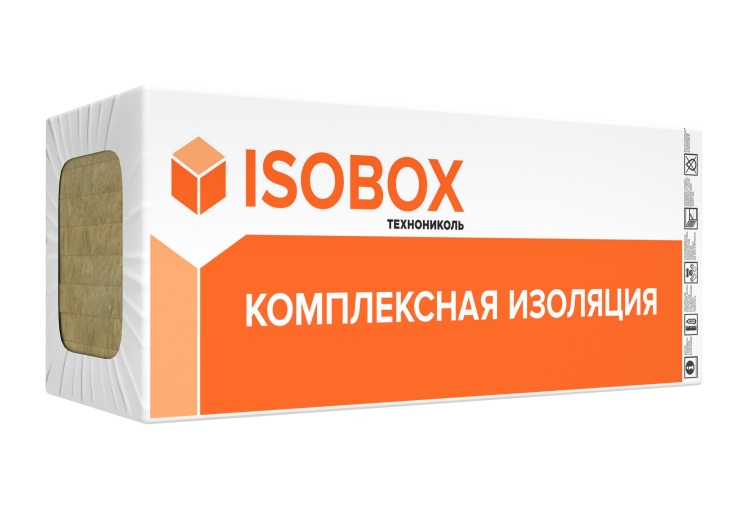 Утеплитель Изобокс Вент 1200х600х130 мм, 2 шт. уп