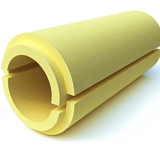 Скорлупа ППУ 57х50х1000 с покрытием стеклопластик